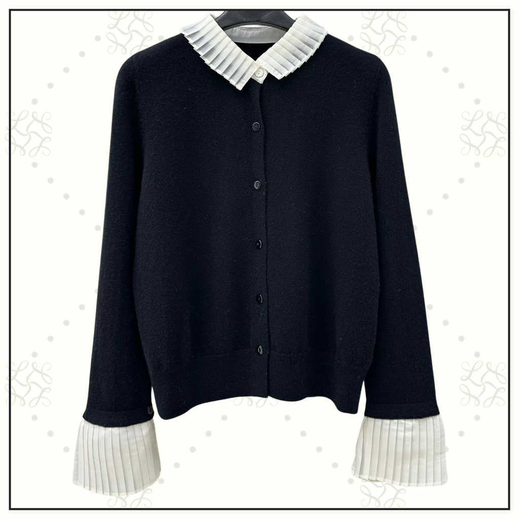 DOLL COLLAR KNIT SWEATER