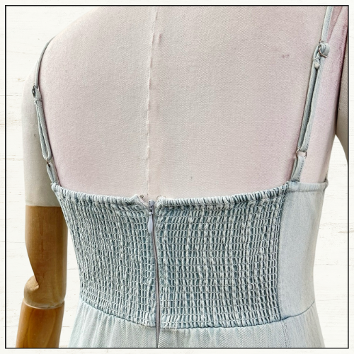 ACACIA DENIM MIDI DRESS