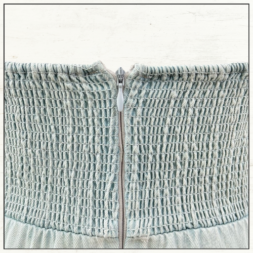 ACACIA DENIM MIDI DRESS