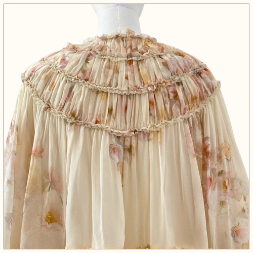 HYPNOTIC SHIRRED BLOUSE & SKIRT