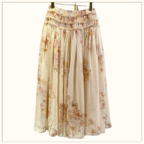 HYPNOTIC SHIRRED BLOUSE & SKIRT