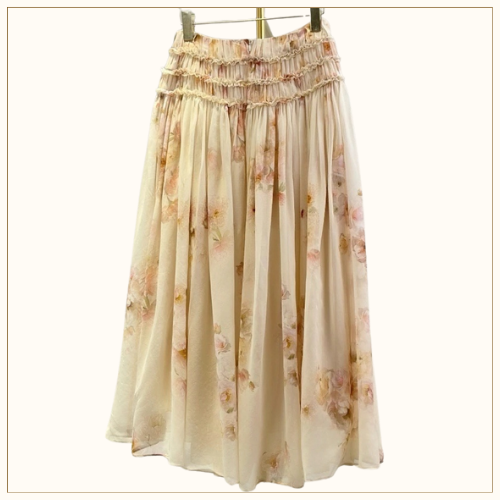 HYPNOTIC SHIRRED BLOUSE & SKIRT