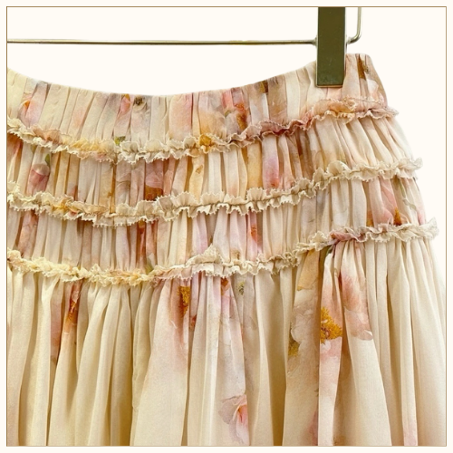 HYPNOTIC SHIRRED BLOUSE & SKIRT