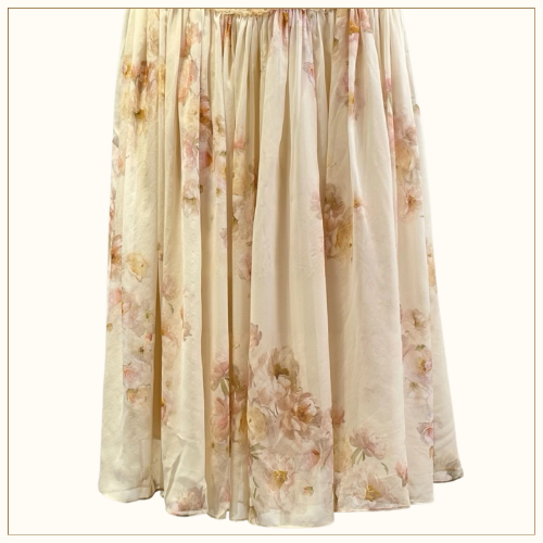 HYPNOTIC SHIRRED BLOUSE & SKIRT