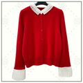 DOLL COLLAR KNIT SWEATER