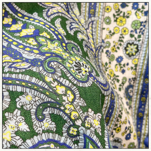 OTTIE PAISLEY MIDI DRESS