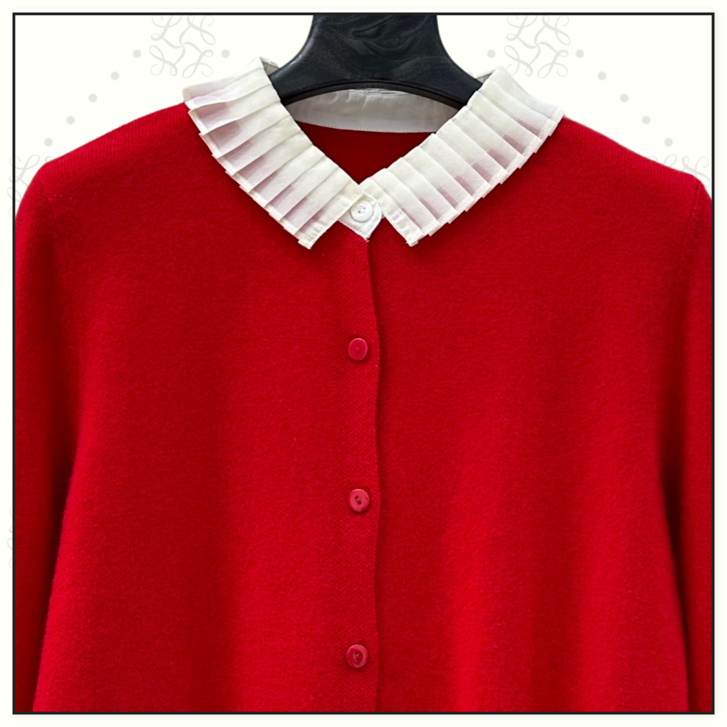 DOLL COLLAR KNIT SWEATER