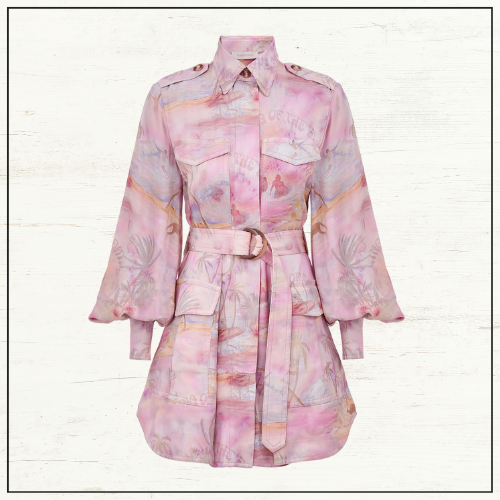 DAWNING UTILITY MINI DRESS
