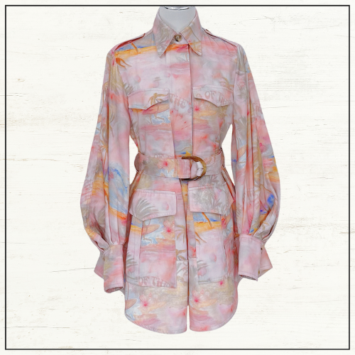 DAWNING UTILITY MINI DRESS