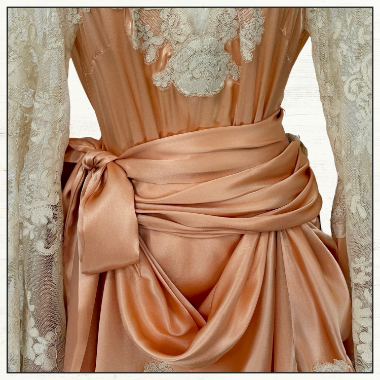 HYPNOTIC SATIN DRAPE DRESS