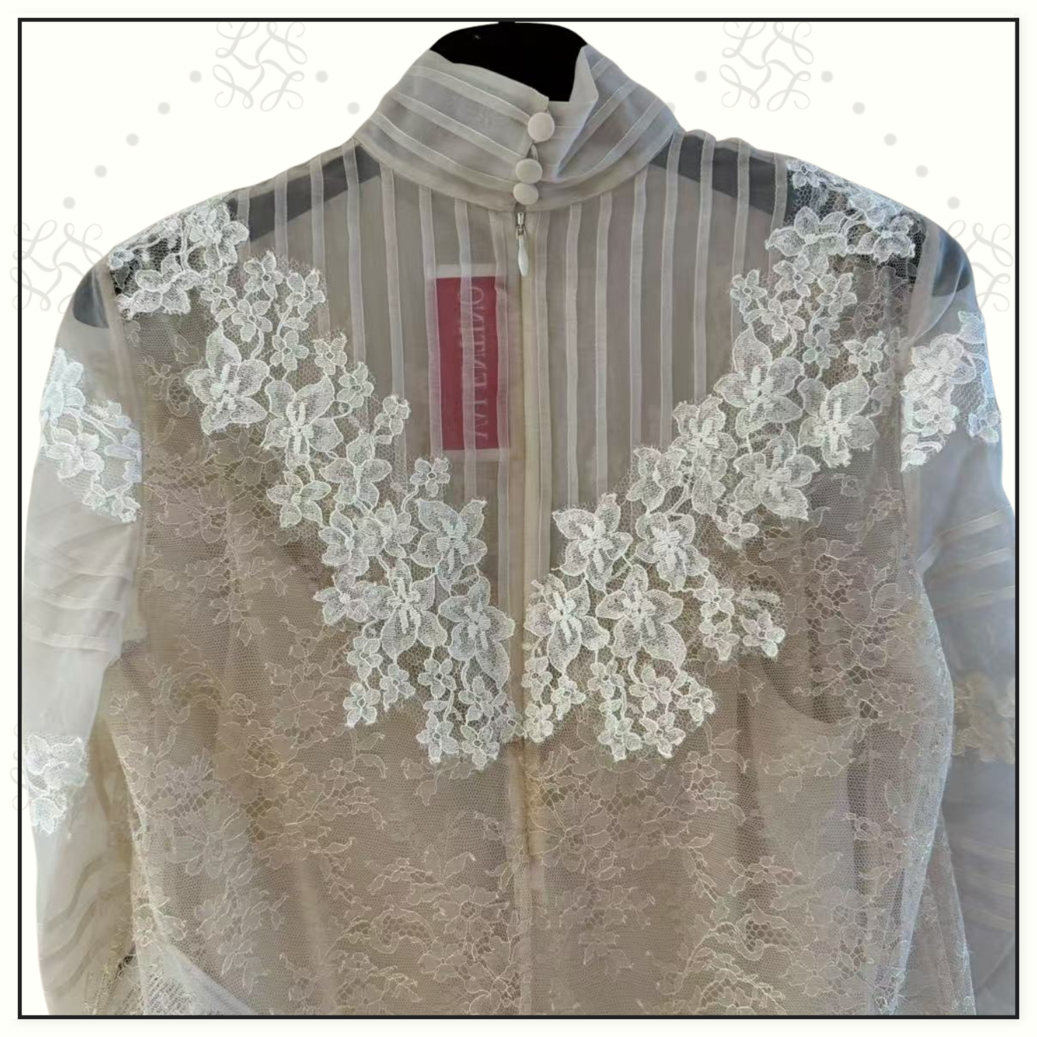 ROSES DENTELLE VISCOSE & SILK TOP