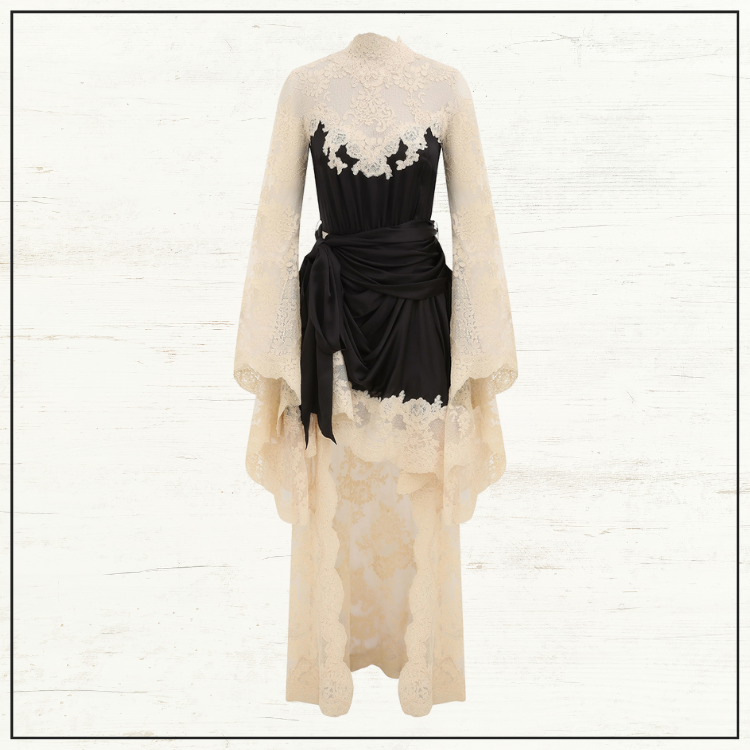 HYPNOTIC SATIN DRAPE DRESS