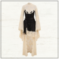 HYPNOTIC SATIN DRAPE DRESS