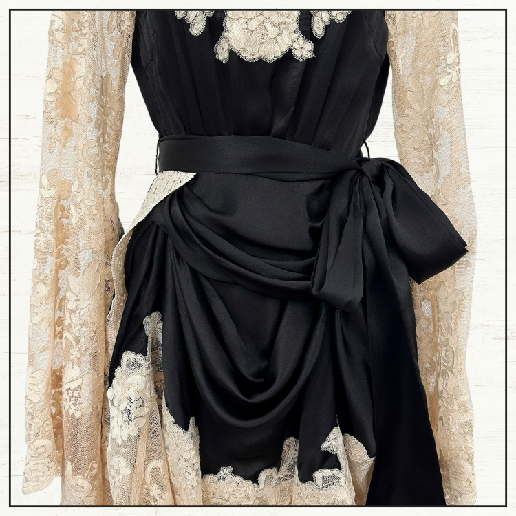HYPNOTIC SATIN DRAPE DRESS