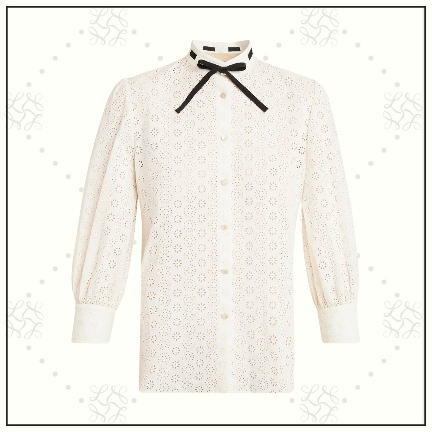 DAISY POLKA DOT SANGALLO SHIRT & SHORTS