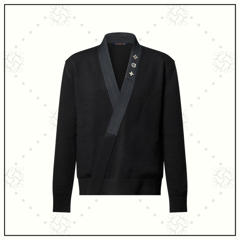 HYBRID EMBELLISHED WOOL CARDIGAN