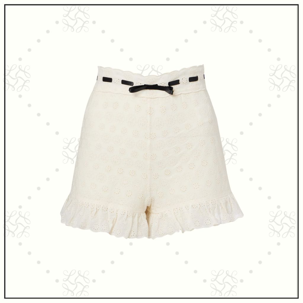 DAISY POLKA DOT SANGALLO SHIRT & SHORTS