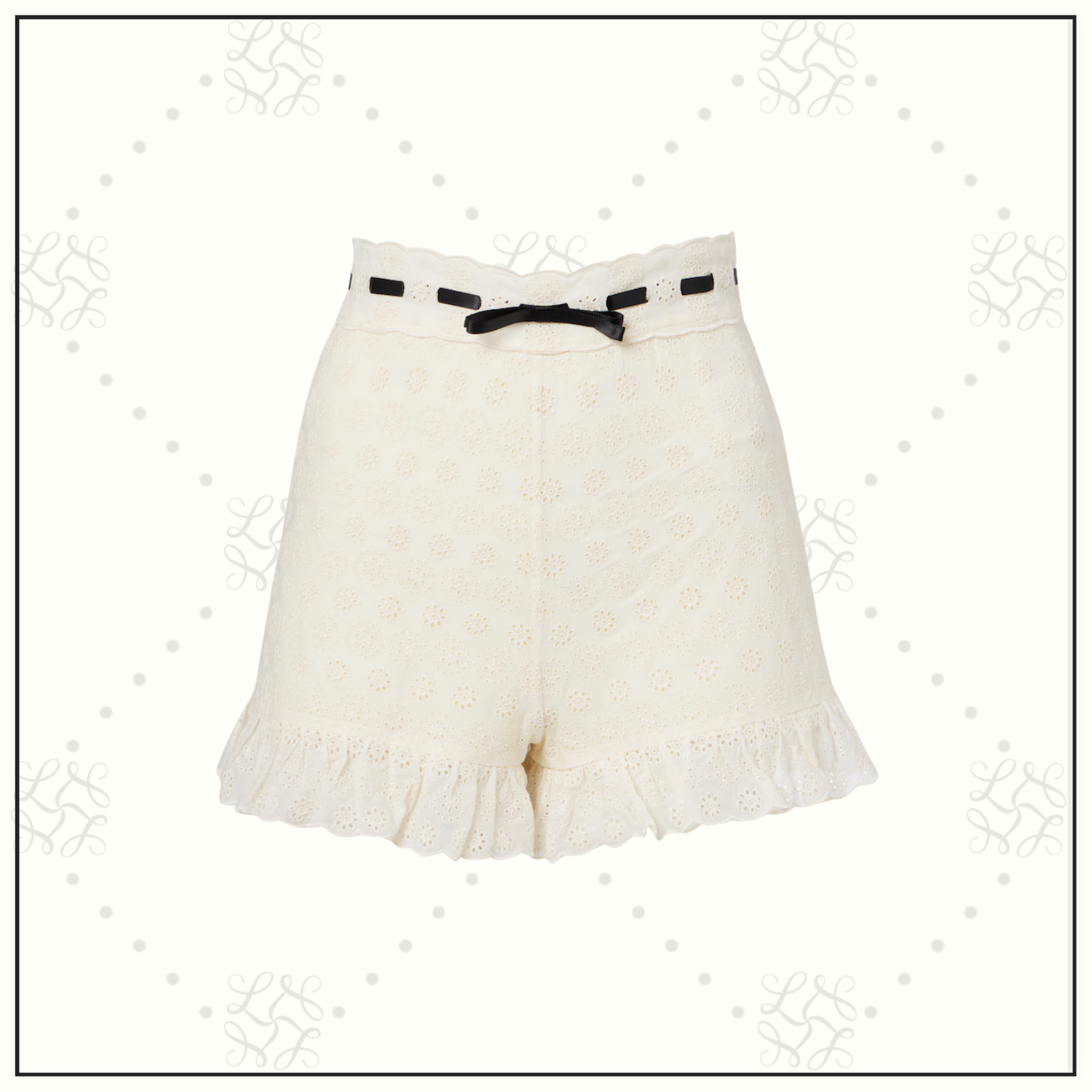 DAISY POLKA DOT SANGALLO SHIRT & SHORTS