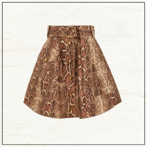HYPNOTIC SHIRT & UTILITY MINI SKIRT
