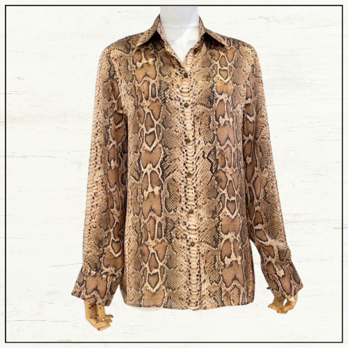 HYPNOTIC SHIRT & UTILITY MINI SKIRT