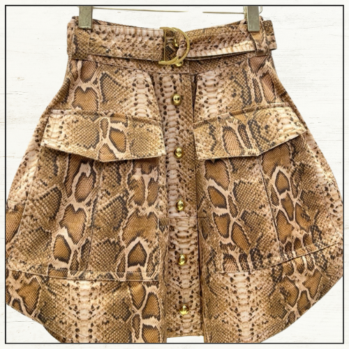HYPNOTIC SHIRT & UTILITY MINI SKIRT