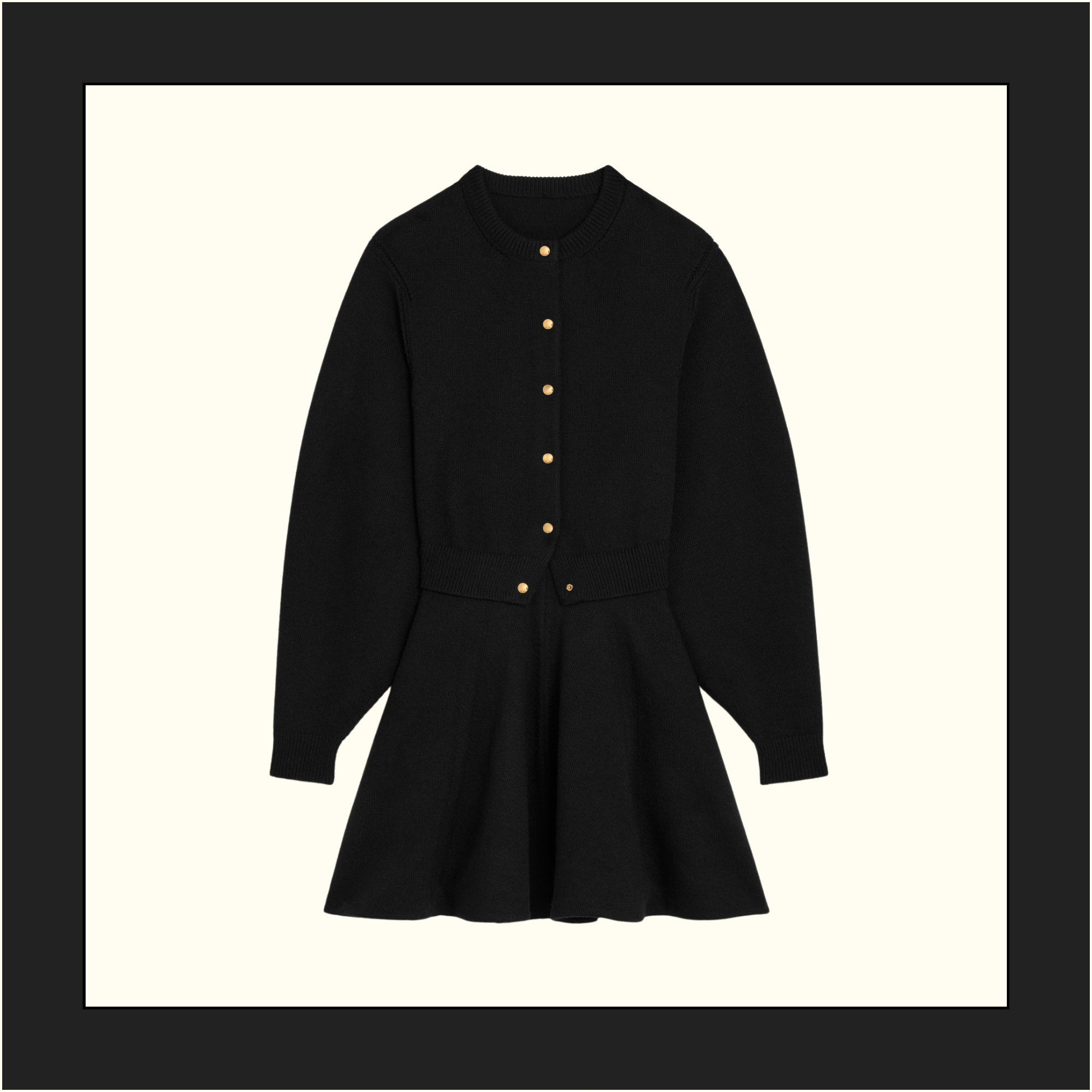 WOOL MINI DRESS