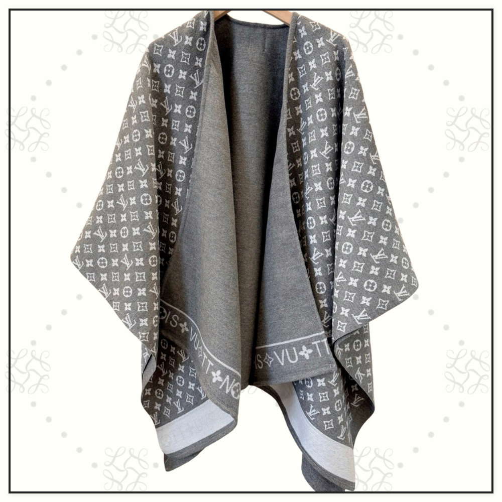 MONOGRAM CASHMERE SHAWL