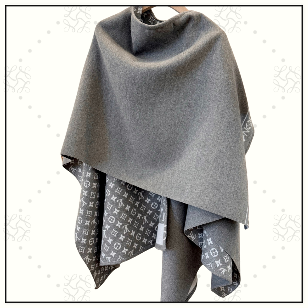 MONOGRAM CASHMERE SHAWL
