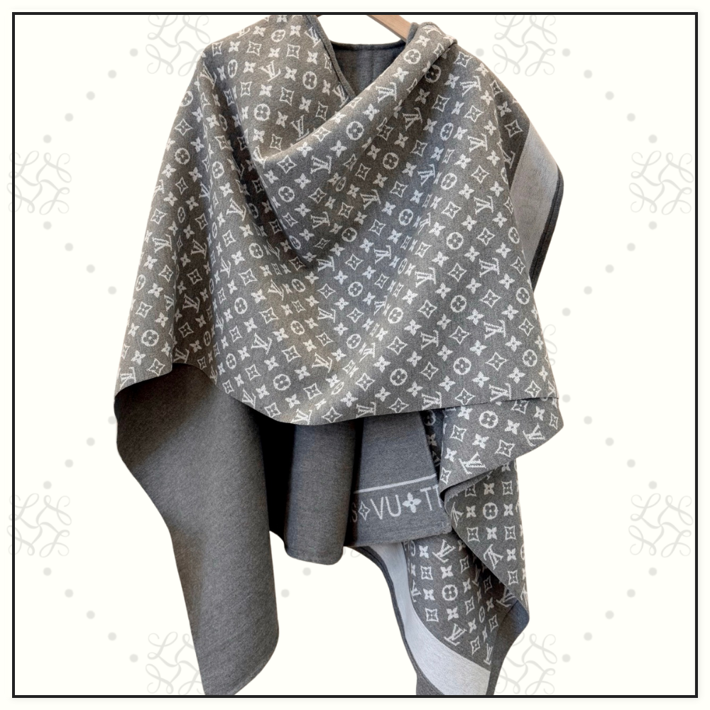 MONOGRAM CASHMERE SHAWL