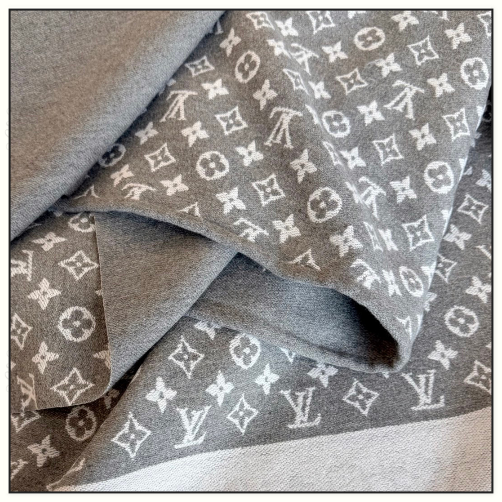MONOGRAM CASHMERE SHAWL