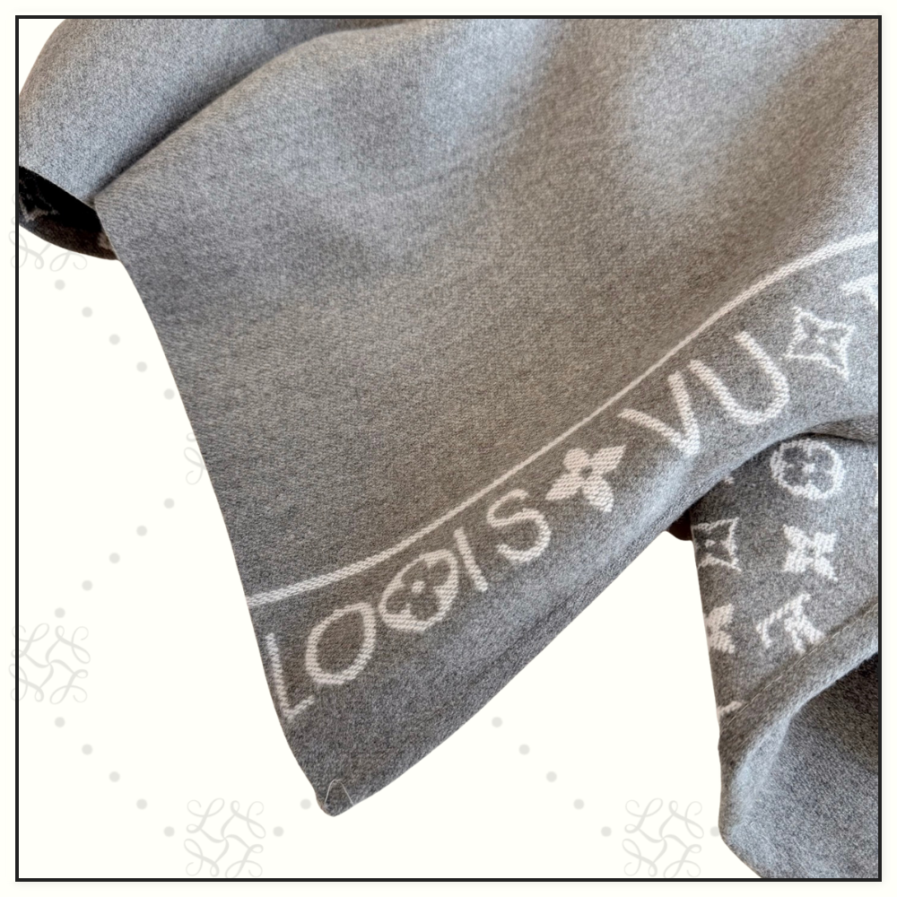 MONOGRAM CASHMERE SHAWL