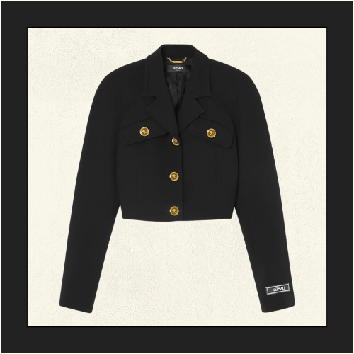 VIRGIN WOOL BLEND MEDUSA JACKET