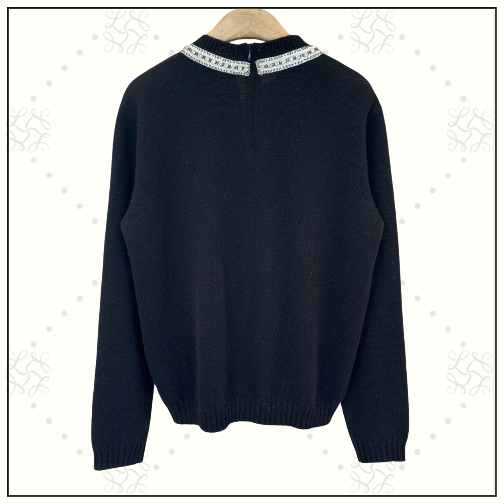 SEQUINED VIRGIN WOOL SWEATER