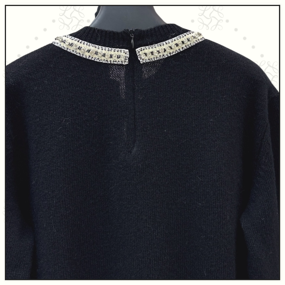 SEQUINED VIRGIN WOOL SWEATER