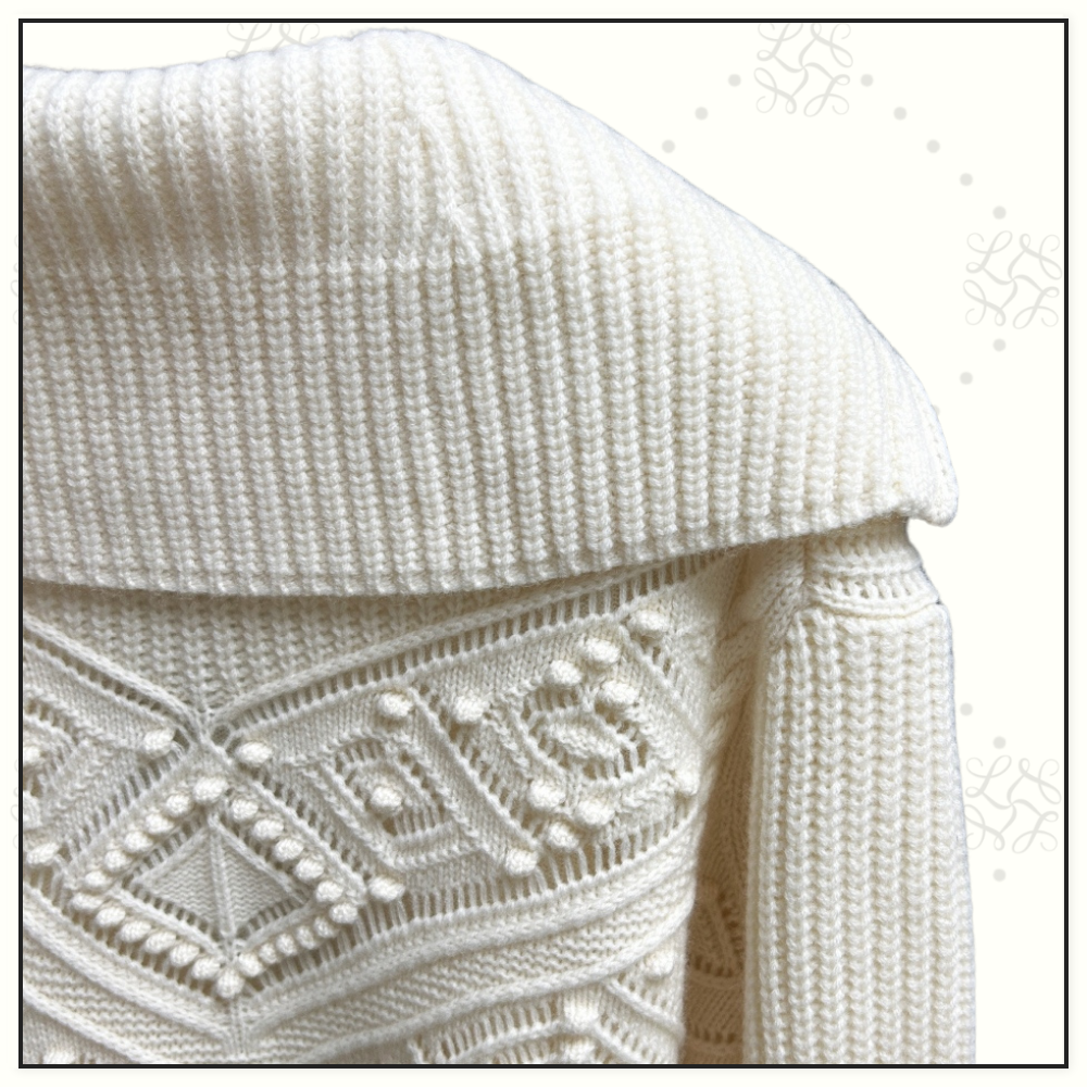 LA PLAGNE CASHMERE BOMBER SWEATER