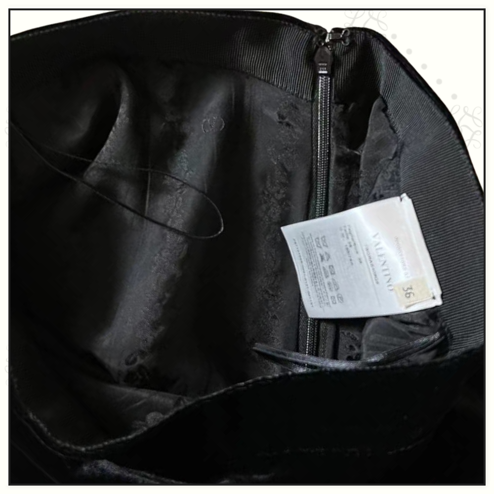 CROPPED JACKET IN SABLE VELVET & RUFFLE SKIRT