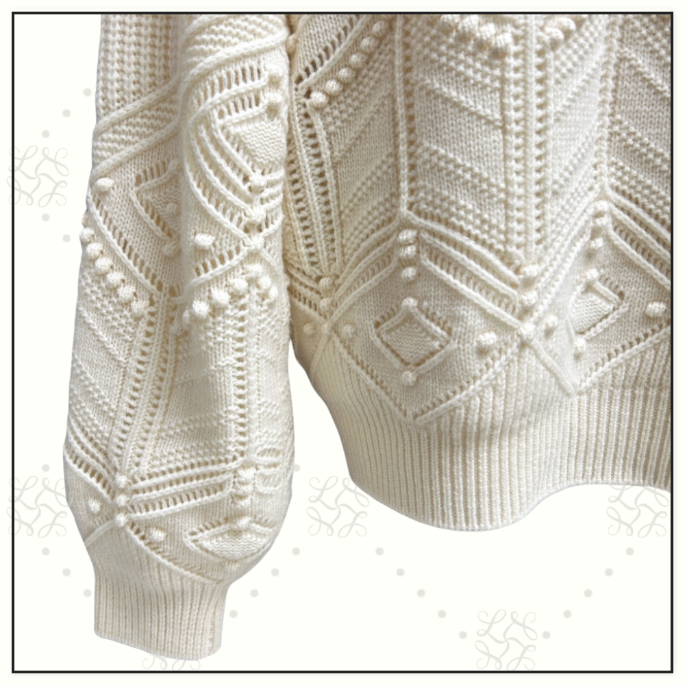 LA PLAGNE CASHMERE BOMBER SWEATER