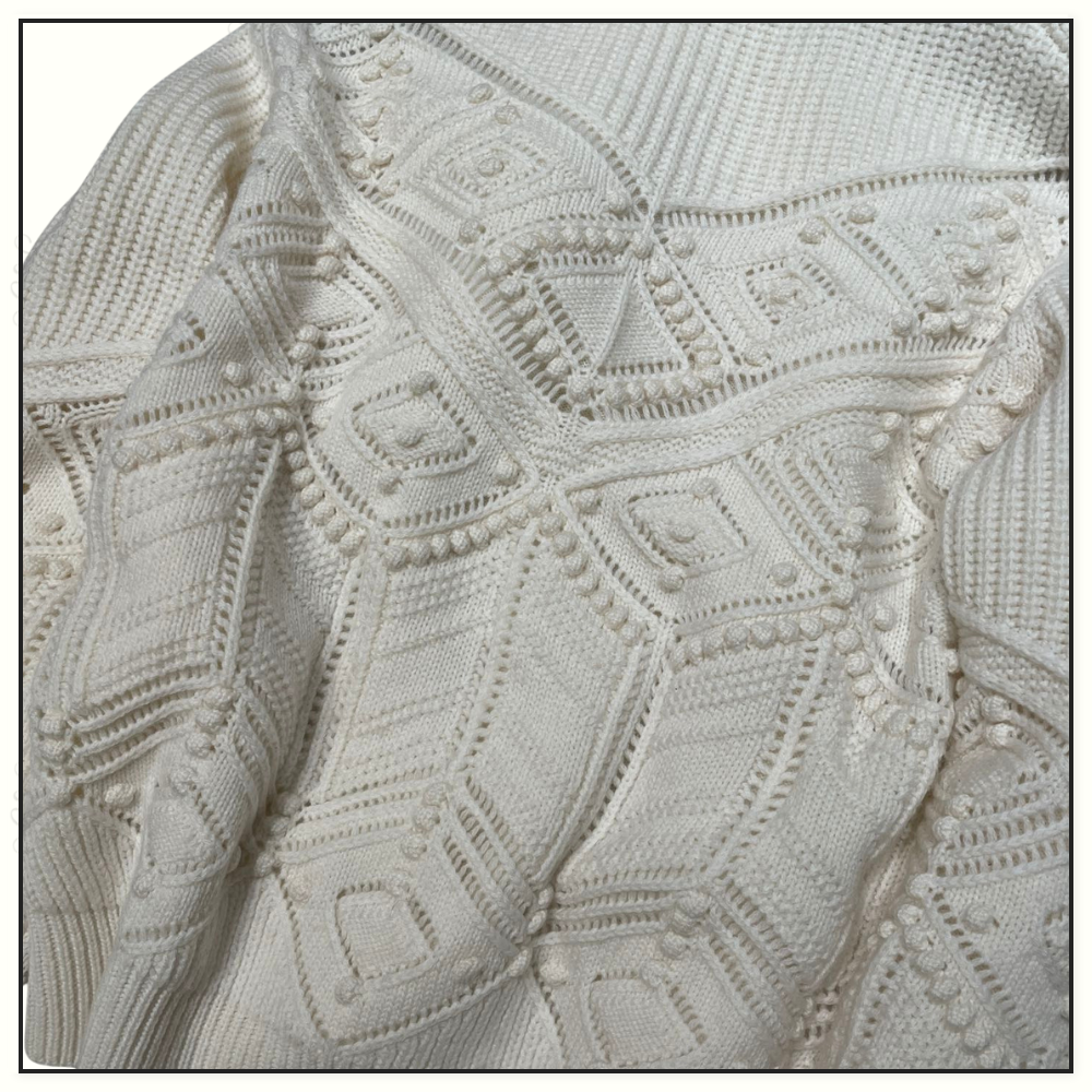 LA PLAGNE CASHMERE BOMBER SWEATER