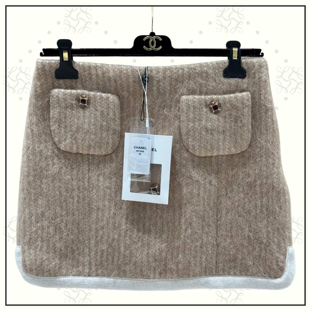 MOHAIR & WOOL JACKET & MINI SKIRT