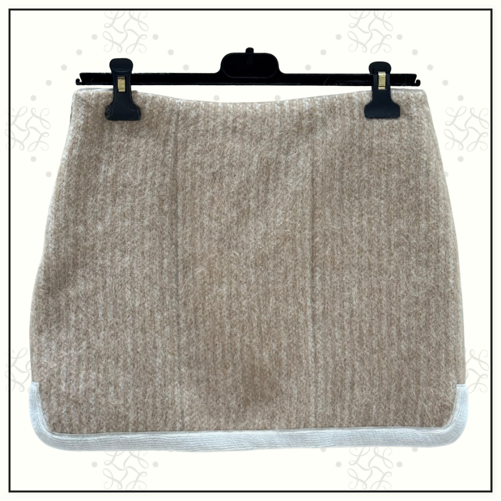 MOHAIR & WOOL JACKET & MINI SKIRT