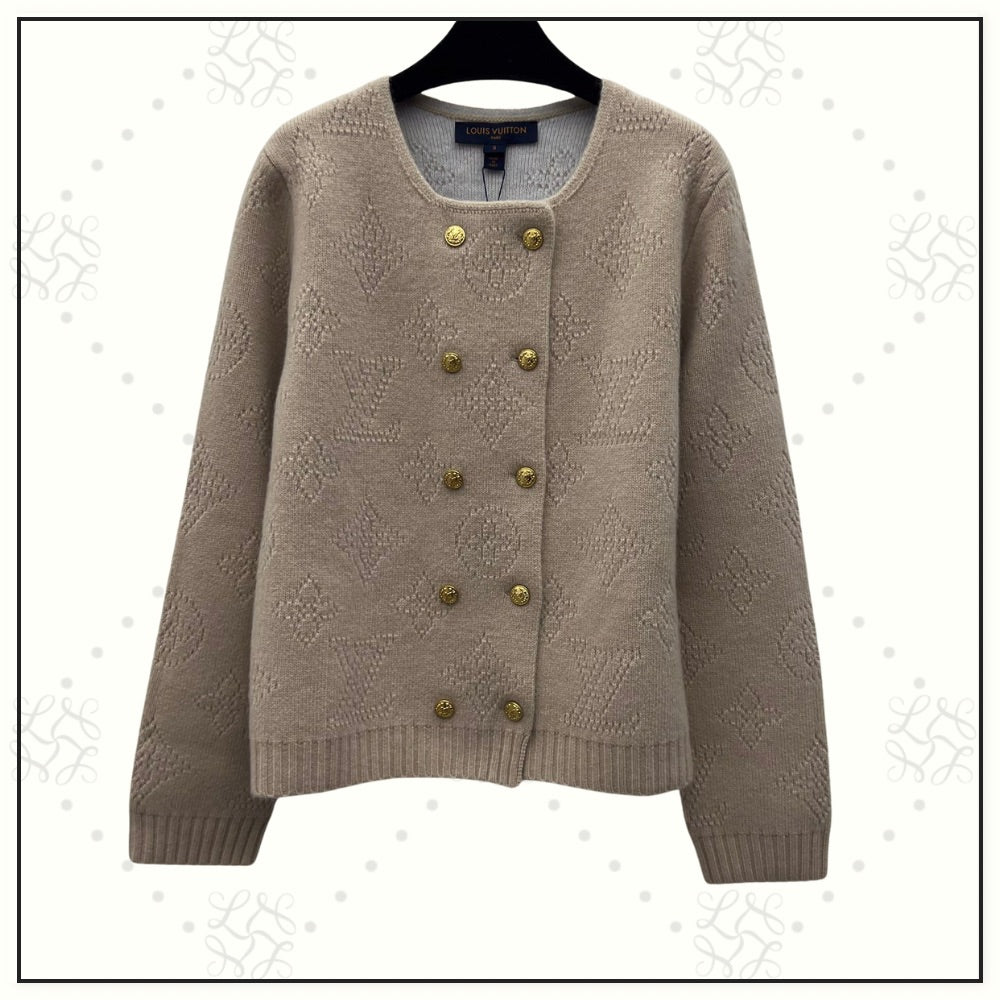 WOOL CASHMERE MAHINA CARDIGAN & PLEATED SKIRT