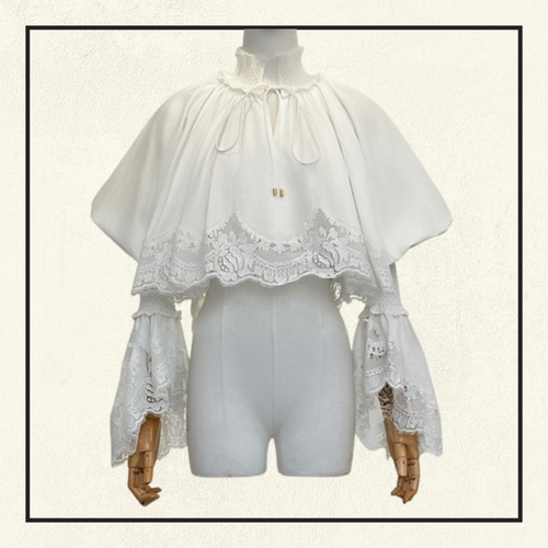 ALCHEMY SHIRRED BLOUSE