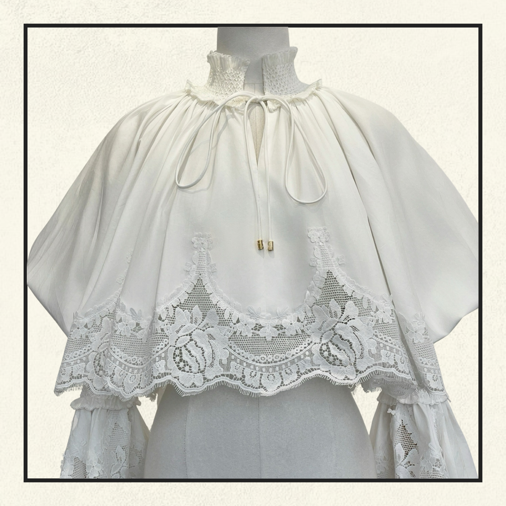 ALCHEMY SHIRRED BLOUSE
