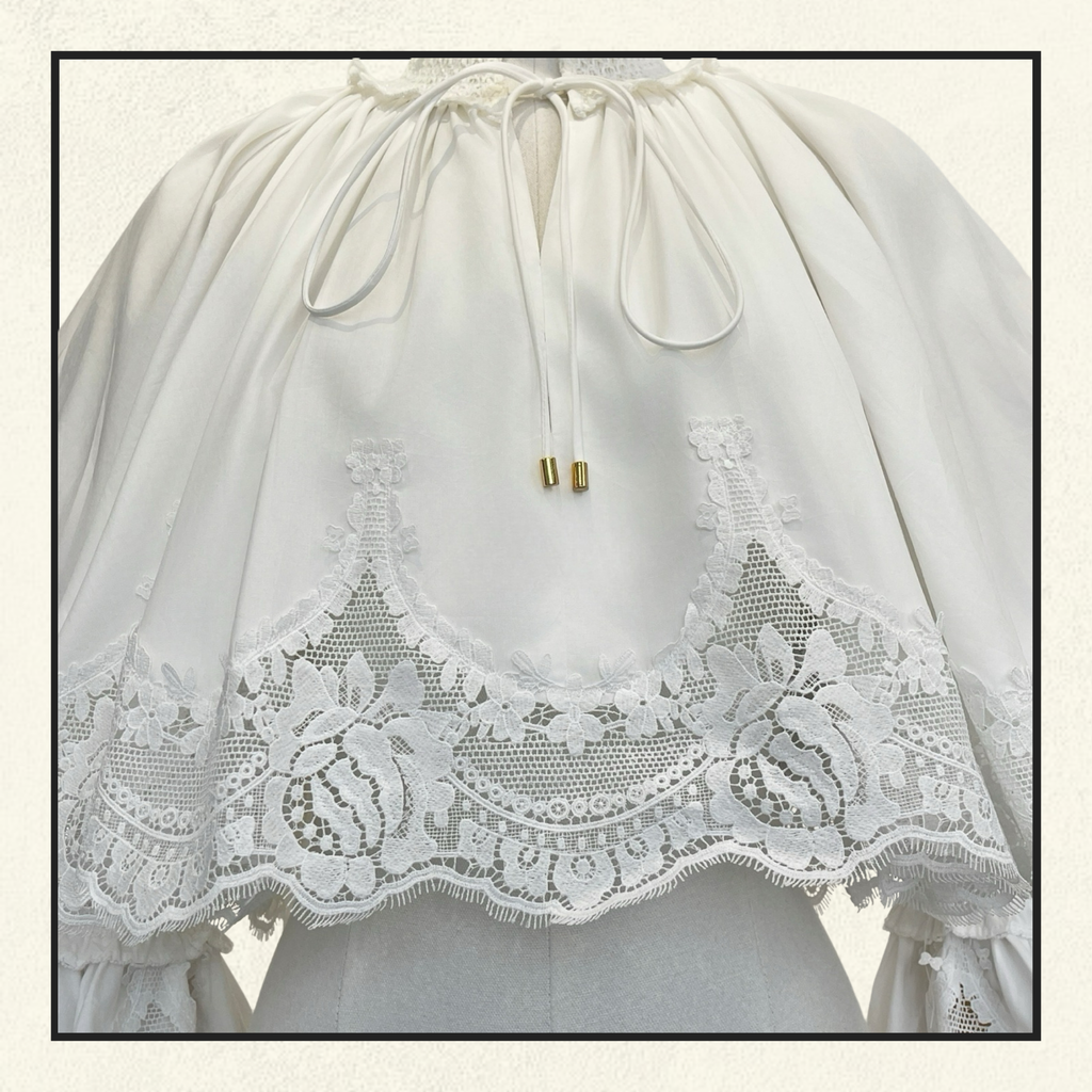 ALCHEMY SHIRRED BLOUSE