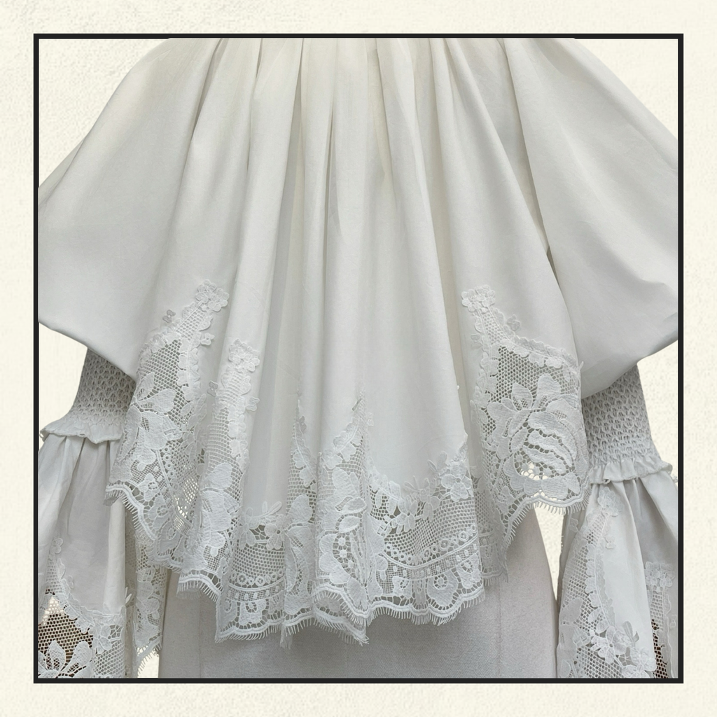 ALCHEMY SHIRRED BLOUSE