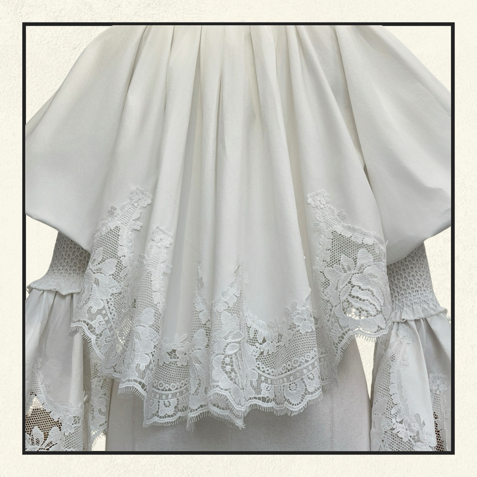 ALCHEMY SHIRRED BLOUSE