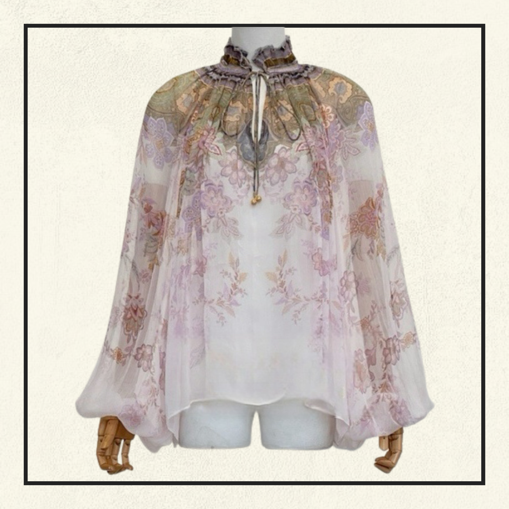 LUNA BILLOW BLOUSE & SHORT