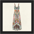 TIE FRONT HIGH LOW DRESS