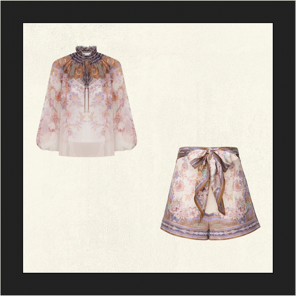 LUNA BILLOW BLOUSE & SHORT