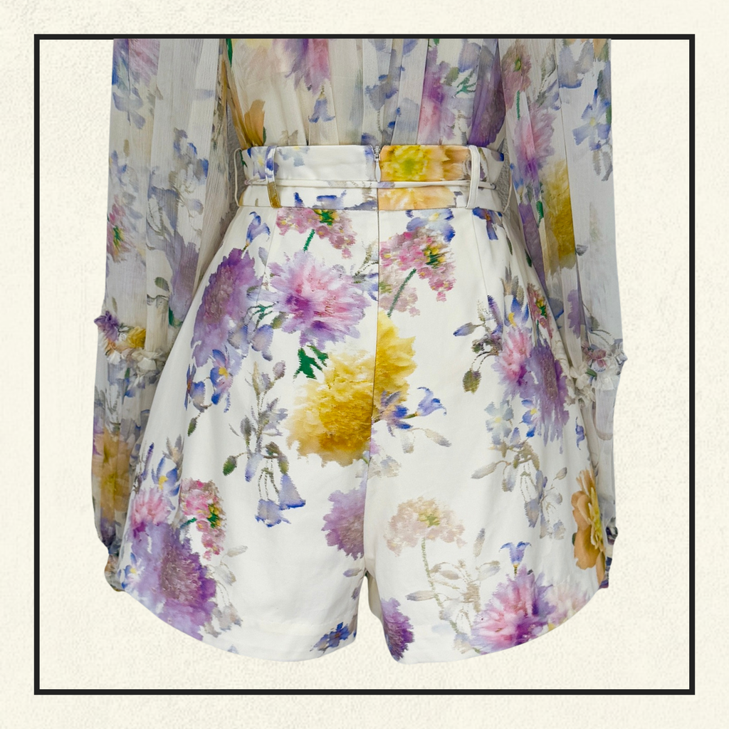LUNA RUFFLE BILLOW BLOUSE & SHORT